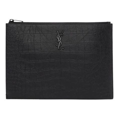 ysl clutch replica australia|ysl crocodile clutch.